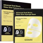 كوسركس Advanced الحلزون ميوسين glass إشراقة hydrogel ماسك