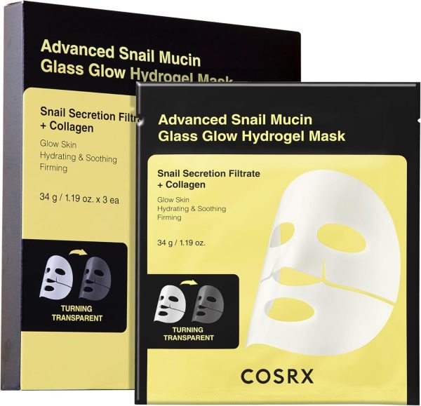 كوسركس Advanced الحلزون ميوسين glass إشراقة hydrogel ماسك