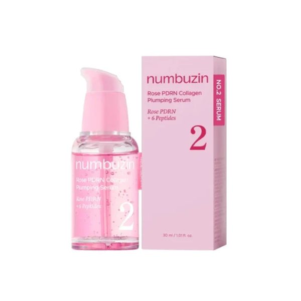 نمبرزِن No.2 rose PDRN الكولاجين plumping سيروم