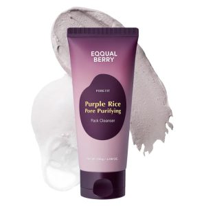 EQQUALBERRY Purple Rice Pore Purifying Pack Cleanser