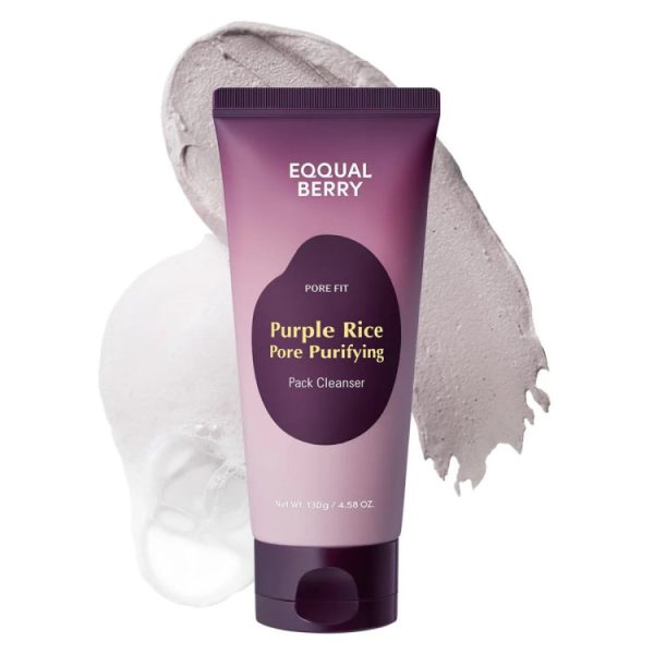 إيكوال بيري Eqqualberry purple الأرز المسام purifying pack منظف