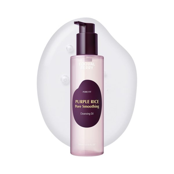 إيكوال بيري Eqqualberry purple الأرز المسام smoothing زيت تنظيف