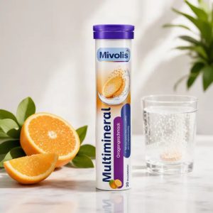 Mivolis Multimineral Effervescent Tablets (Orange Flavor)
