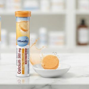 Mivolis Calcium Effervescent Tablets (Orange Flavor)